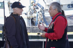 Mark Harmon as Gibbs, Wayne Charles Baker as Tunu Alonak in NCIS