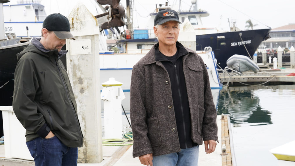 Sean Murray as McGee, Mark Harmon as Gibbs in NCIS