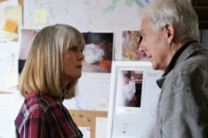 Pam Dawber and Mark Harmon in NCIS