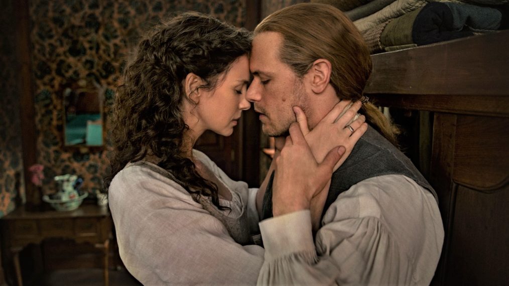 Outlander Season 6 Caitriona Balfe and Sam Heughan as Claire and Jamie