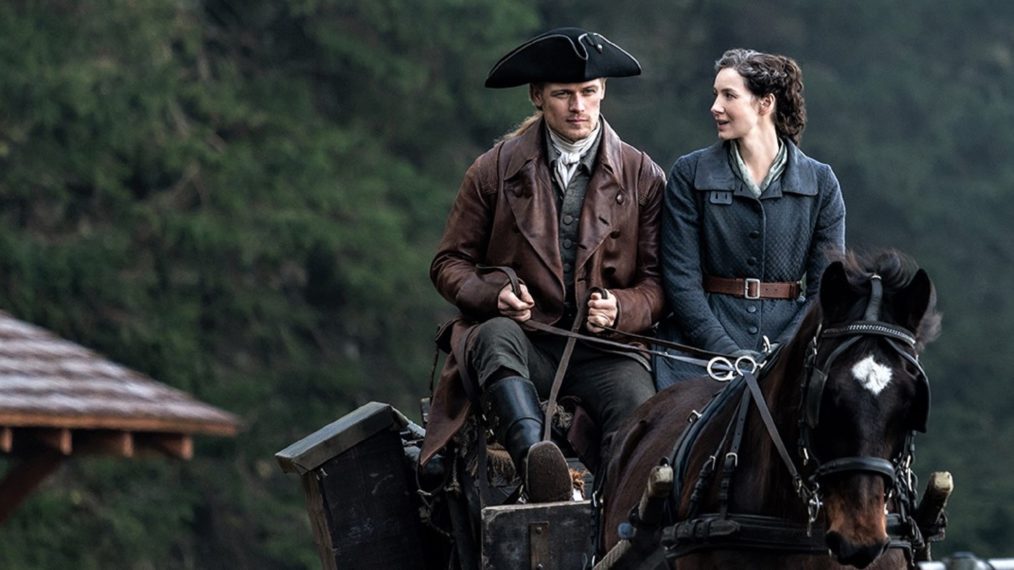 Outlander Season 6 Sam Heughan and Caitriona Balfe