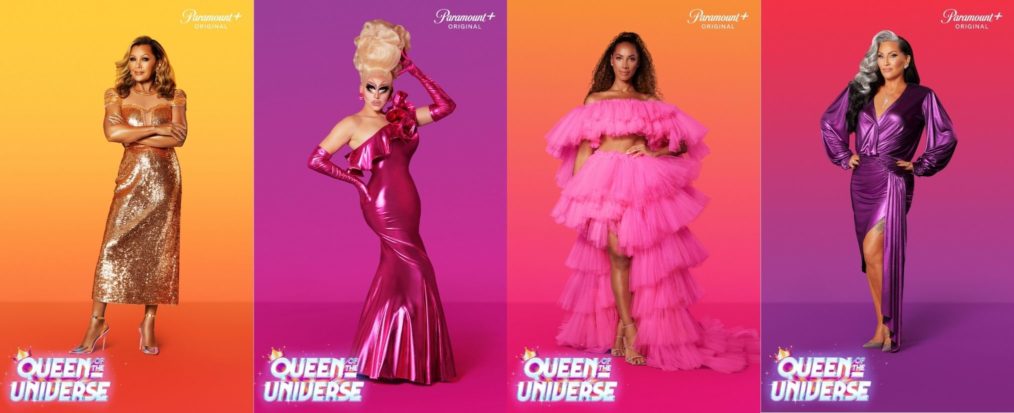 Queen of the Universe judges Vanessa Williams, Trixie Mattel, Leona Lewis, and Michelle Visage 