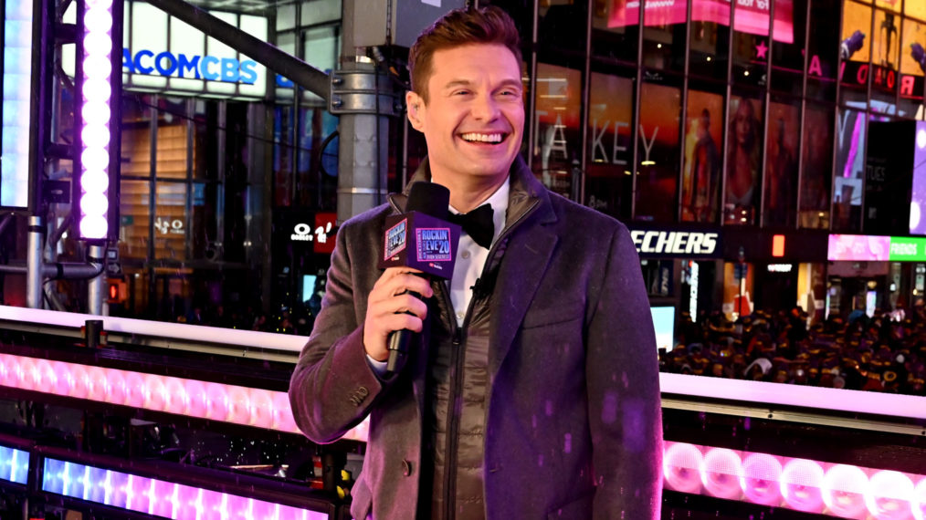 Ryan Seacrest speaks onstage during Dick Clark's New Year's Rockin' Eve With Ryan Seacrest 2020