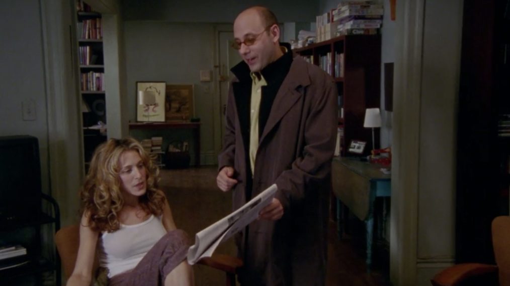 Stanford shows Carrie newspaper in Sex and the City