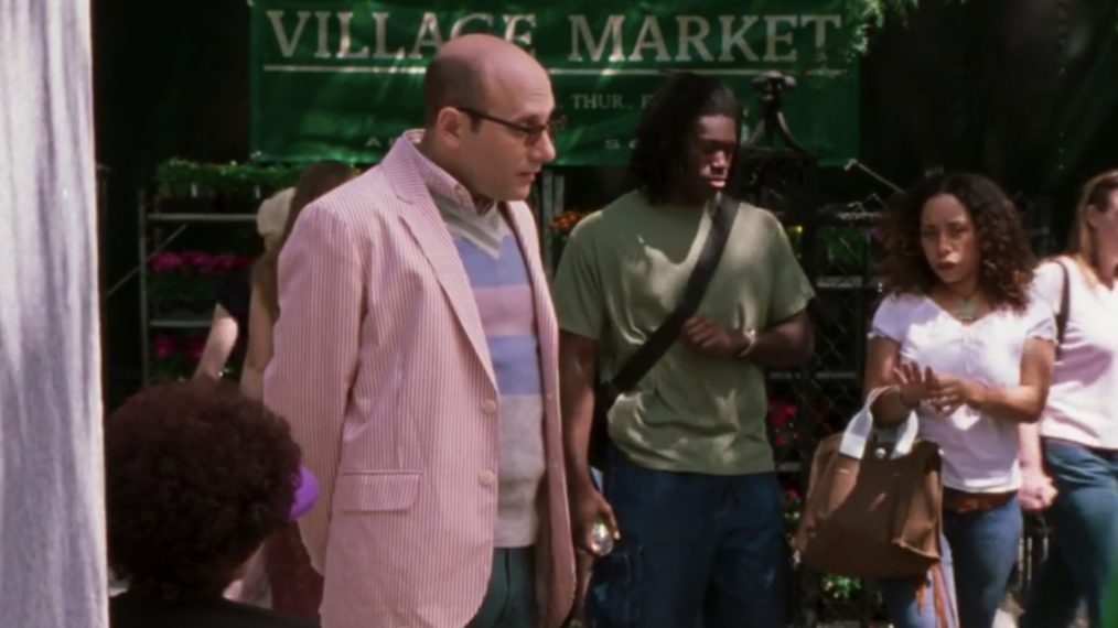 Stanford at a market in Sex and the City
