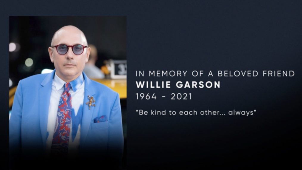 In memory of Willie Garson image at beginning of Sex and the City episodes