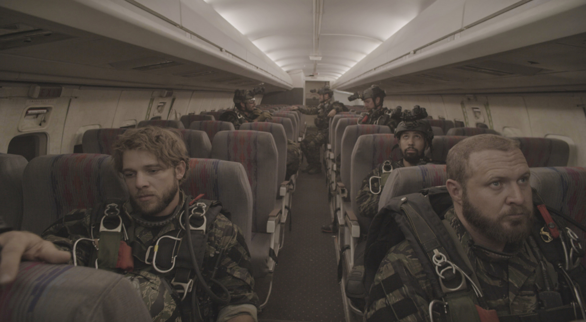 Max Thieriot, Neil Brown Jr., AJ Buckley in SEAL Team