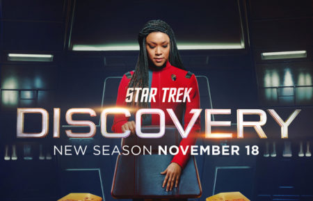 Sonequa Martin-Green in the Star Trek Discovery Season 4 Poster