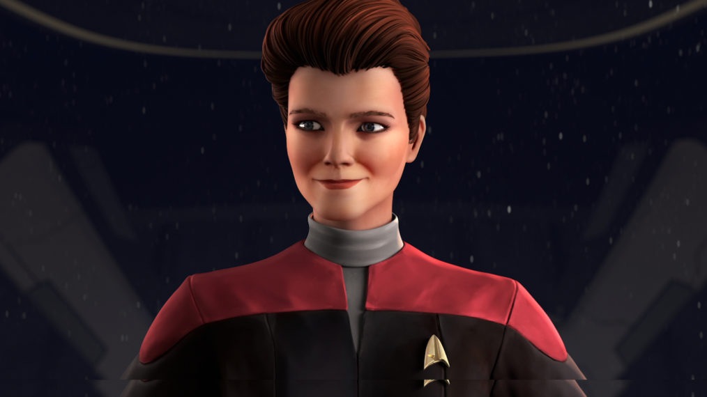 Kate Mulgrew as Hologram Kathryn Janeway in Star Trek Prodigy