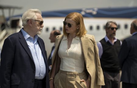 Succession - Season 3 - Brian Cox and Sarah Snook as Logan and Shiv Roy