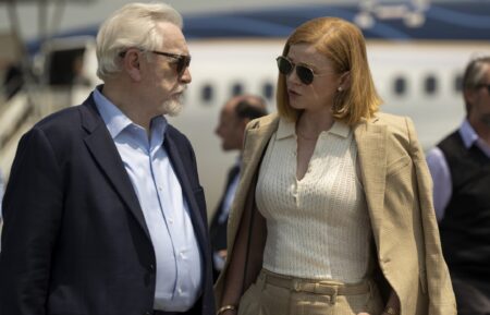 Succession - Season 3 - Brian Cox and Sarah Snook as Logan and Shiv Roy