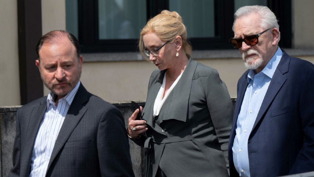 Succession Season 3 Fisher Stevens J. Smith-Cameron and Brian Cox
