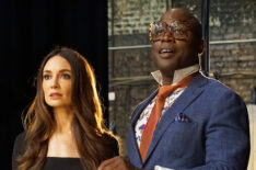 Mallory Jansen as Monica and Kevin Daniels as Wayne in The Big Leap