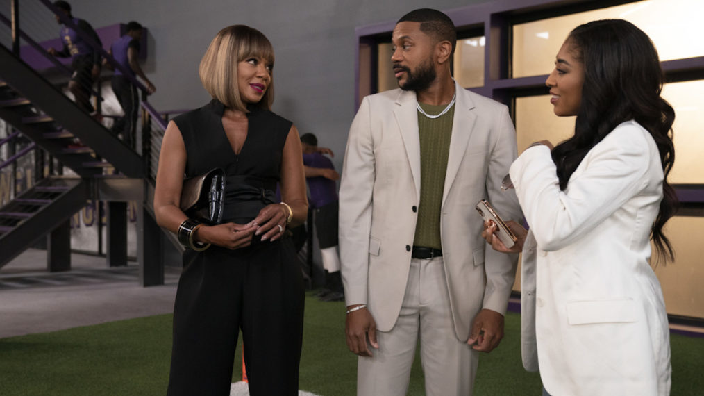 Wendy Raquel Robinson, Hosea Chanchez, Adriyan Rae in The Game