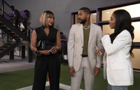 Wendy Raquel Robinson, Hosea Chanchez, Adriyan Rae in The Game