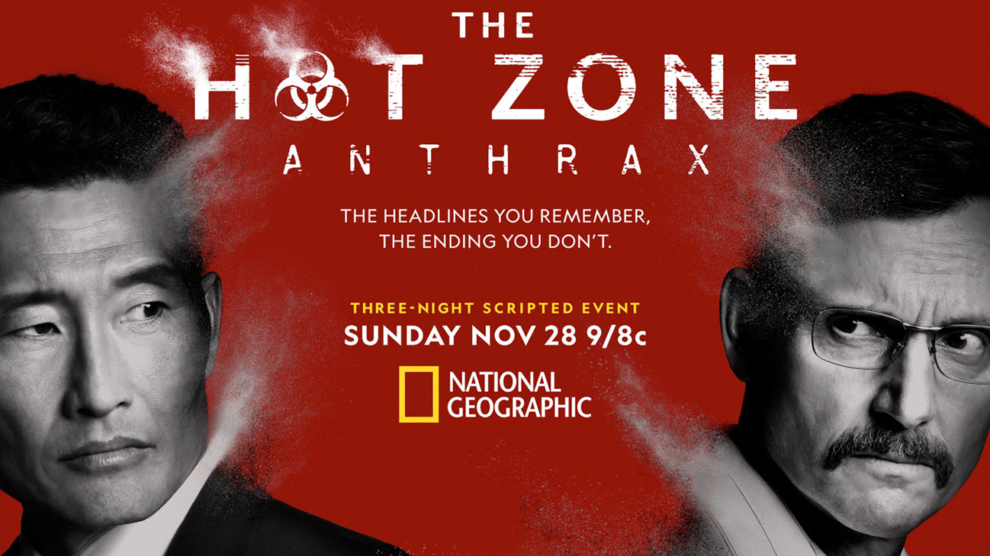 See Daniel Dae Kim & Tony Goldwyn in 'The Hot Zone: Anthrax' Poster (PHOTO) - Is The Hot Zone Anthrax A True Story
