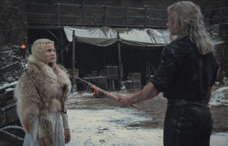 Freya Allan, Henry Cavill in The Witcher Season 2