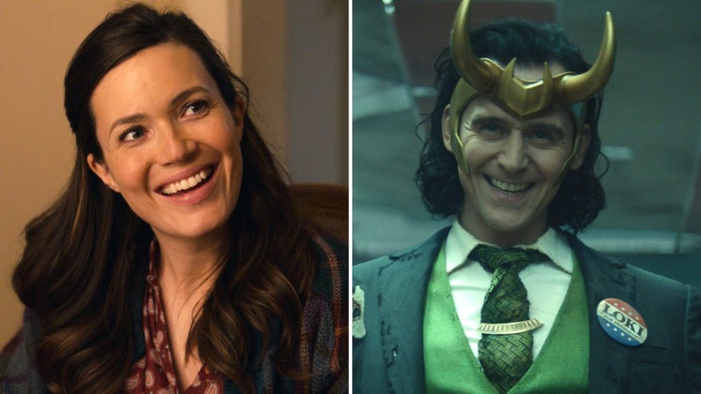 Mandy Moore in This Is Us, Tom Hiddleston in Loki