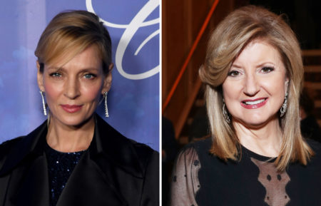 Uma Thurman and Arianna Huffington