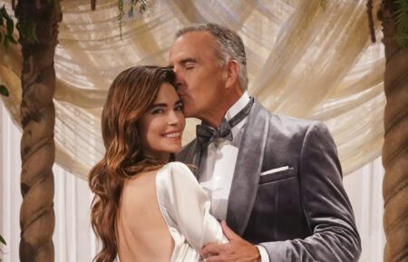 Victoria and Ashland's Wedding on Young and the Restless - Amelia Heinle and Robert Newman