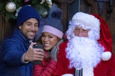 Adam Rodriguez and Jessica Camacho in A Christmas Proposal