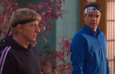 Cobra Kai Season 4 with William Zabka and Ralph Macchio as Johnny and Daniel