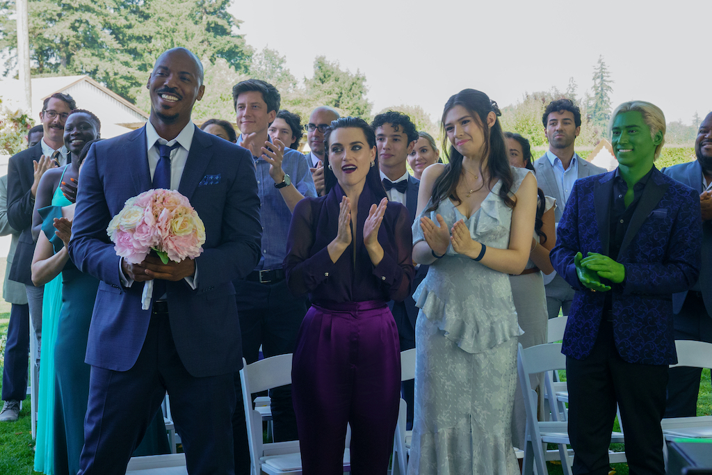 Supergirl - Mehcad Brooks + Katie McGrath + Nicole Maines