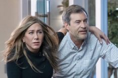 Jennifer Aniston and Mark Duplass in The Morning Show