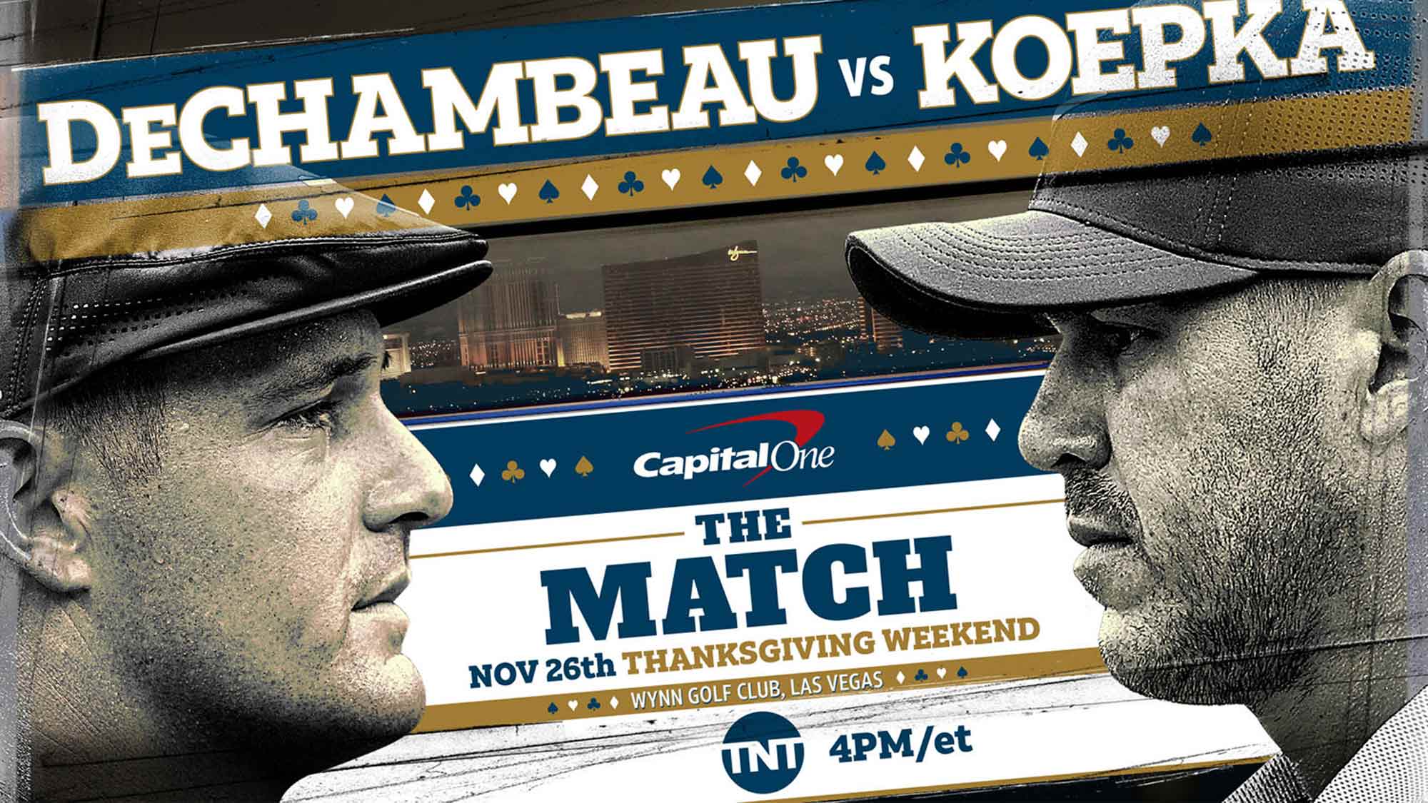 where to watch capital one s the match dechambeau vs koepka golf event
