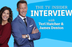 How James Denton Persuaded Teri Hatcher to Join Him in 'A Kiss Before Christmas' (VIDEO)