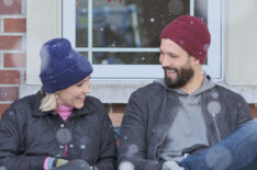 Emily Osment, Casey Deidrick in A Very Merry Bridesmaid