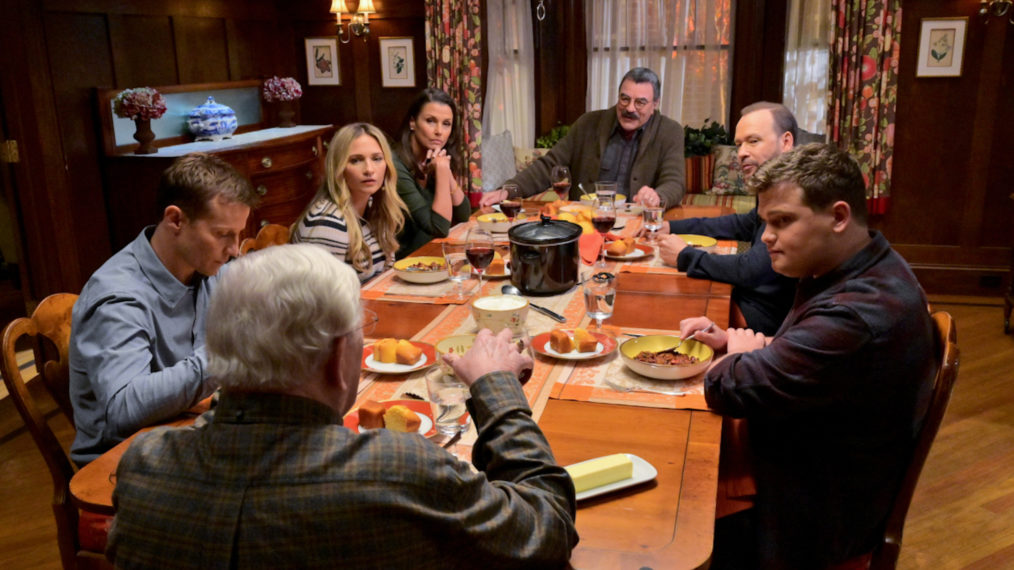 Will Estes, Vanessa Ray, Bridget Moynahan, Tom Selleck, Donnie Wahlberg, Len Cariou in Blue Bloods