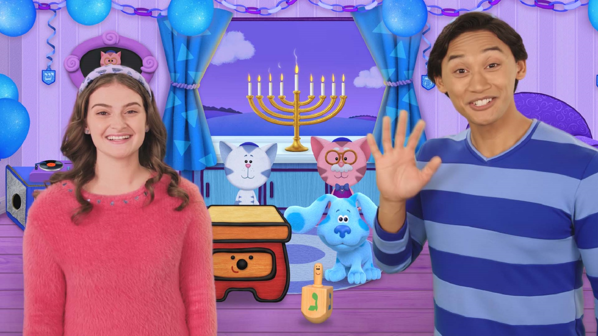 Blue S Clues You Sets Chanukah Special Thanksgiving Parade Appearance More Blue S Clues You Sets Chanukah Special Thanksgiving Parade Appearance More