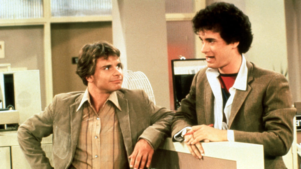 Peter Scolari, Tom Hanks in Bosom Buddies