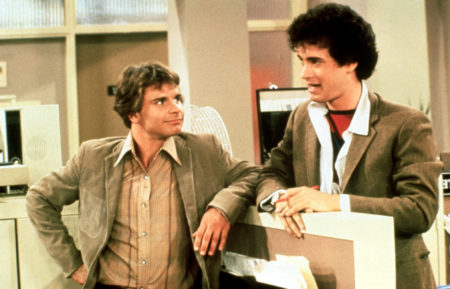 Peter Scolari, Tom Hanks in Bosom Buddies