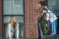 Cameron Diaz as Miss Hannigan and Quvenzhane Wallis as Annie Bennett in 'Annie' 2014