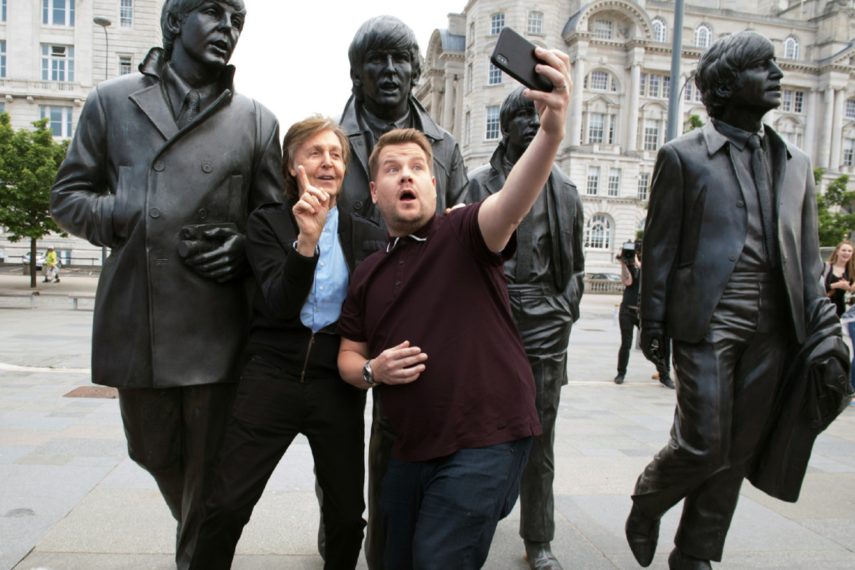 Carpool Karaoke James Corden and Paul McCartney 