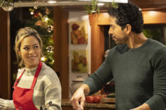 Jessica Camacho as Maria Winters, Adam Rodriguez as Julian Diaz in A Christmas Proposal