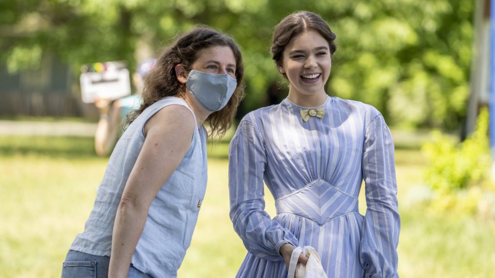 Dickinson Season 3 Alena Smith and Hailee Steinfeld