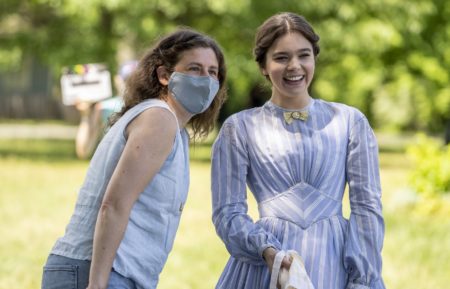 Dickinson Season 3 Alena Smith and Hailee Steinfeld