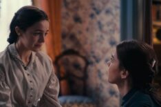 Ella Hunt with Hailee Steinfeld in Dickinson - Season 3