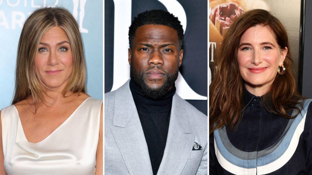 The Facts of Life and Diff'rent Strokes Live casts Jennifer Aniston, Kevin Hart, and Kathryn Hahn
