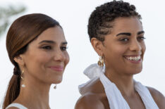 Roselyn Sánchez as Elena and Kiara Barnes as Ruby in Fantasy Island