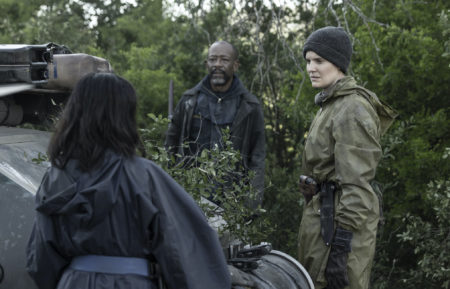 Fear The Walking Dead Season 7 episode 6, Lennie James as Morgan Jones, Maggie Grace as Althea, Karen David as Grace