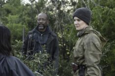 Lennie James and Maggie Grace in Fear the Walking Dead