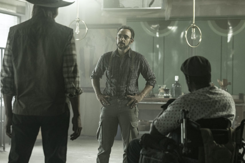 Omid Abtahi as Howard, Keith Carradine as John Dorie Sr., Daryl Mitchell as Wendell, Fear the Walking Dead Season 7, Episode 7