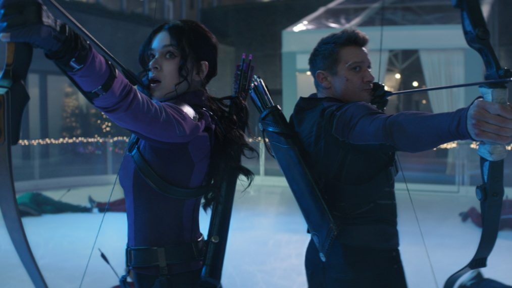 Hawkeye Season 1 Hailee Steinfeld and Jeremy Renner