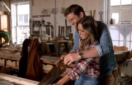 Ryan McPartlin and Jana Kramer in The Holiday Fix Up