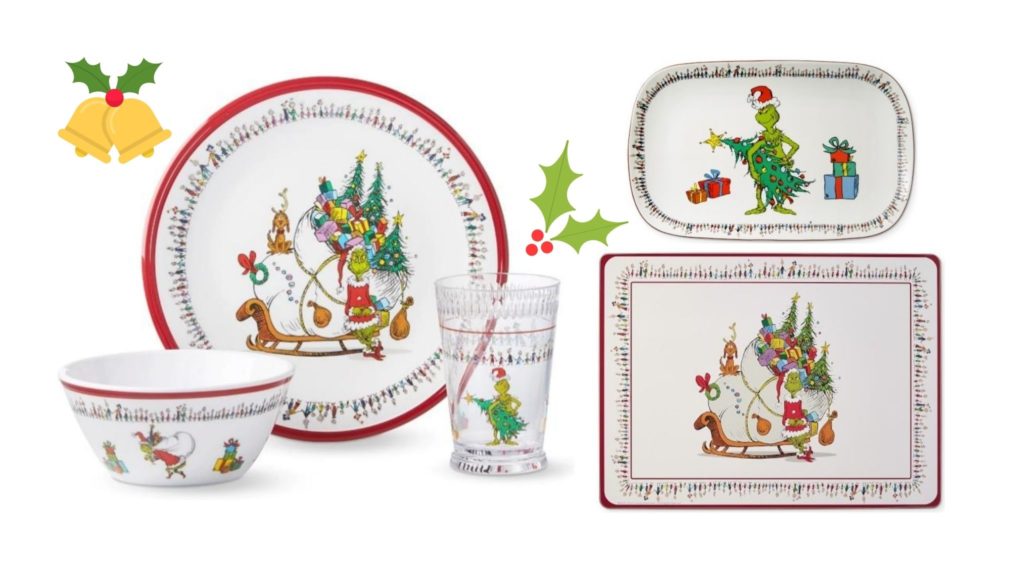 Holiday Gift Guide Grinch dishware