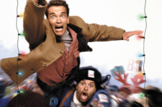 Arnold Schwarzenegger and Sinbad in Jingle All the Way